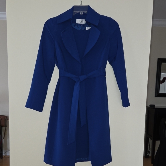 Le Suit Royal Blue Jacket Dress - Picture 1 of 7